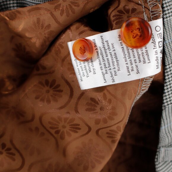 Dandy Del Mar Pants Mens 28 Straight Leg Flat Front Plaid Classic Fit Trouser - Picture 15 of 15